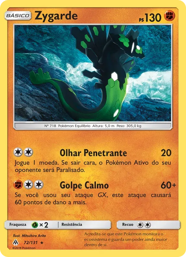 Zygarde 72/131 Luz Proibida