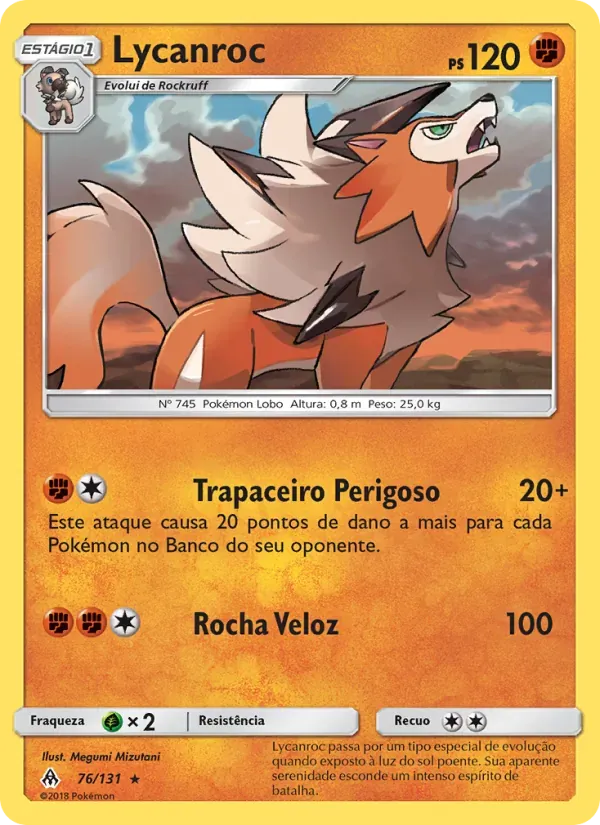 Lycanroc 76/131 Luz Proibida