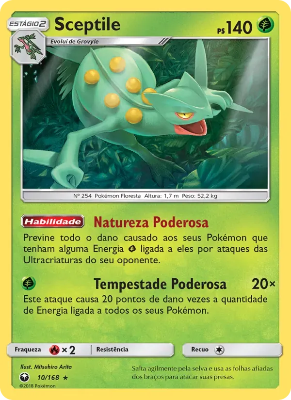 Sceptile 10/168 Tempestade Celestial