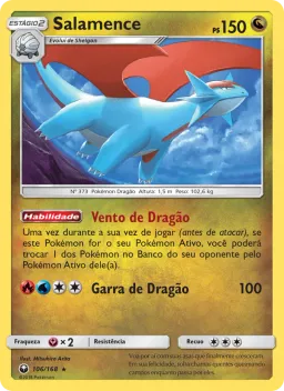 Salamence 106 Tempestade Celestial