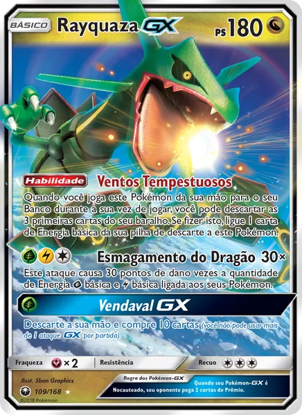 Rayquaza GX 109/168 Tempestade Celestial