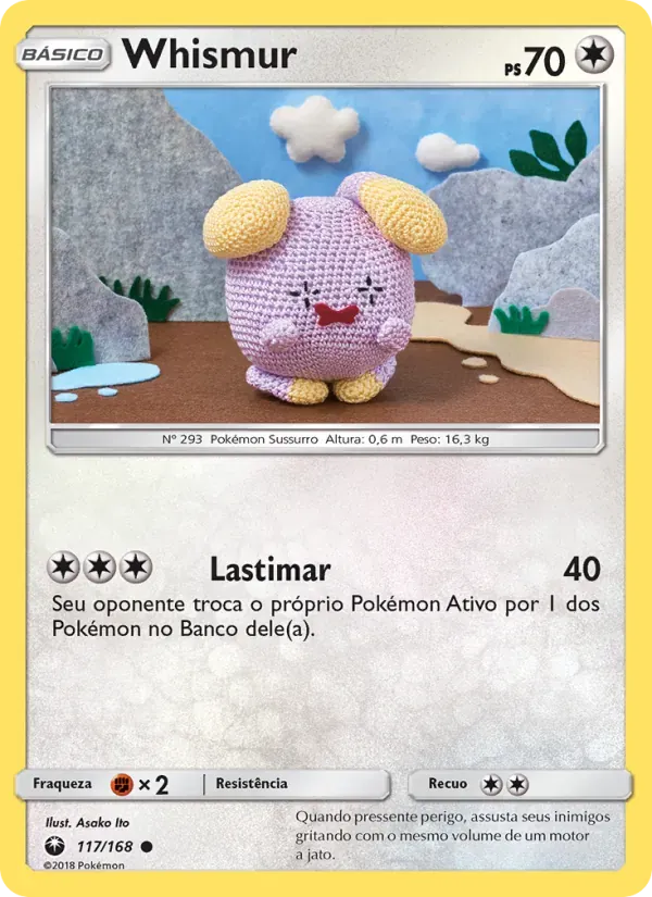 Whismur 117/168 Tempestade Celestial
