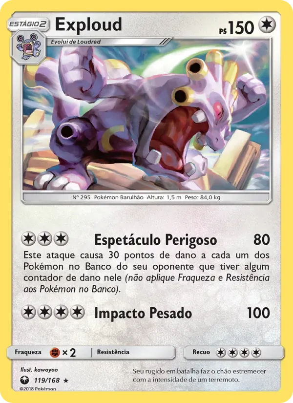 Exploud 119/168 Tempestade Celestial