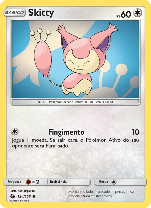 Skitty 120/168 Tempestade Celestial
