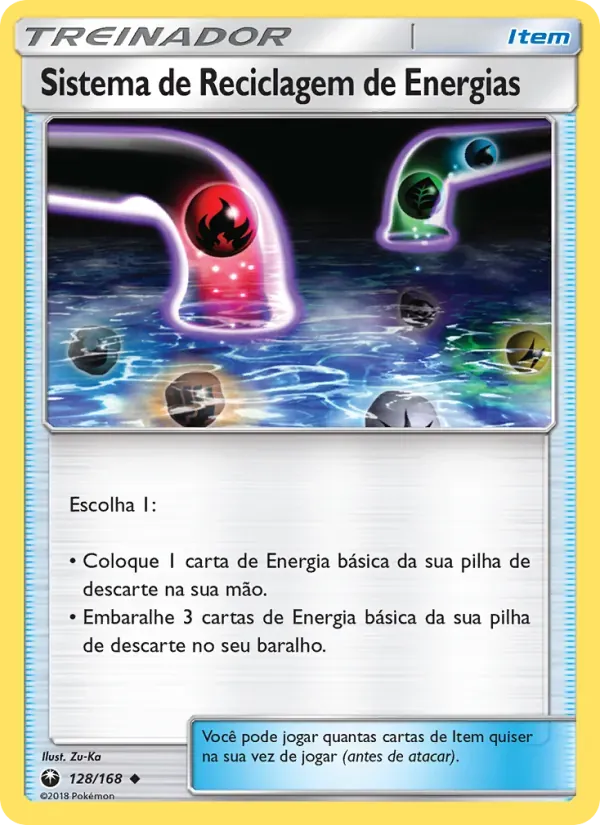Sistema de Reciclagem de Energias 128/168 Tempestade Celestial