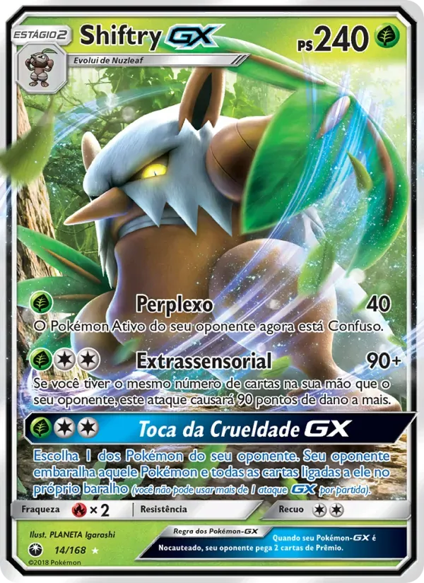 Shiftry GX 14/168 Tempestade Celestial