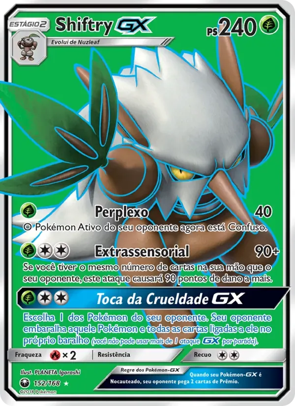 Shiftry GX 152/168 Tempestade Celestial