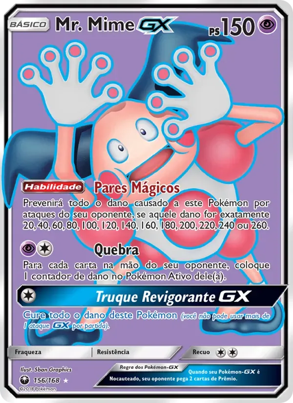 Mr. Mime GX 156/168 Tempestade Celestial