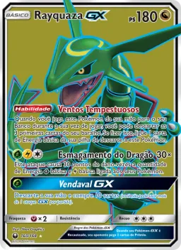Rayquaza GX 160 Tempestade Celestial