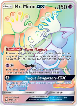 Mr. Mime GX 173 Tempestade Celestial