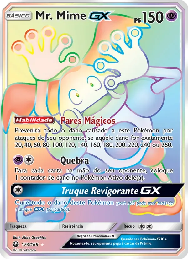 Mr. Mime GX 173/168 Tempestade Celestial