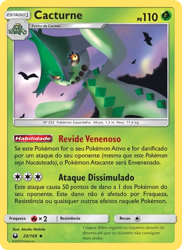 Cacturne 20/168 Tempestade Celestial