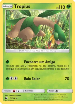Tropius 21 Tempestade Celestial