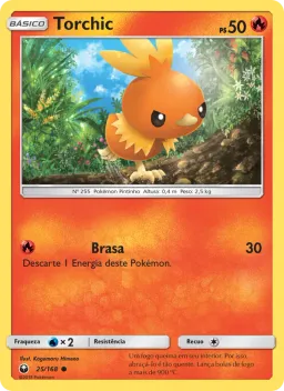 Torchic 25 Tempestade Celestial