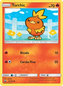 Torchic 26 Tempestade Celestial