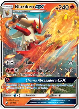 Blaziken GX 28 Tempestade Celestial