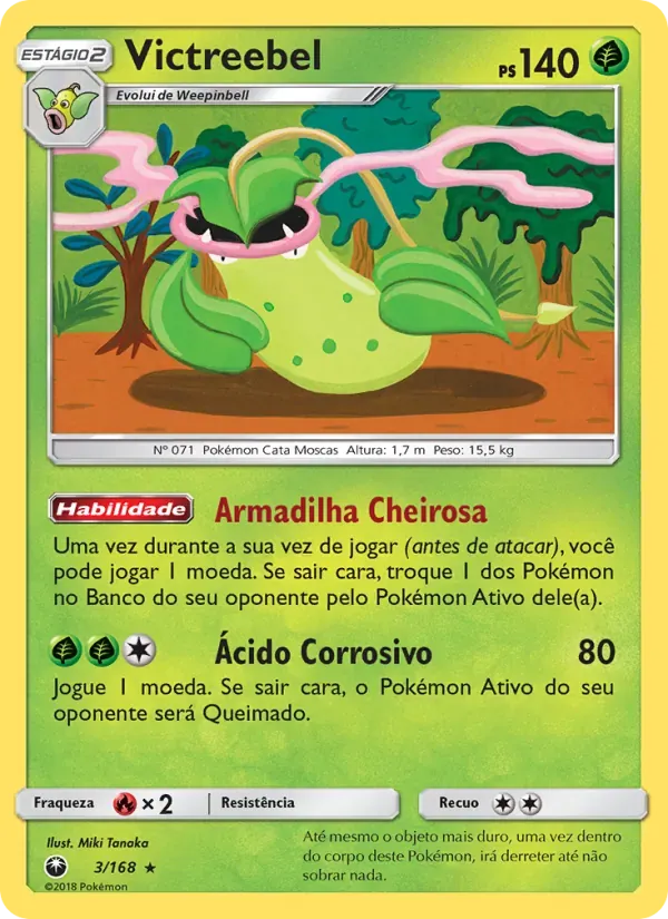 Victreebel 3/168 Tempestade Celestial