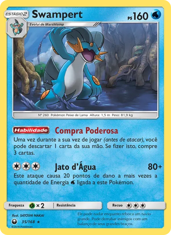 Swampert 35/168 Tempestade Celestial