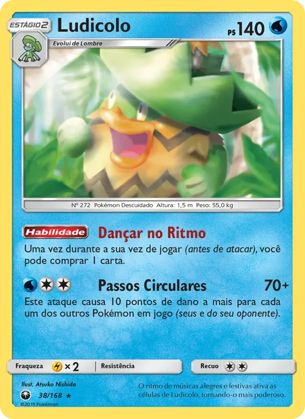 Ludicolo 38/168 Tempestade Celestial