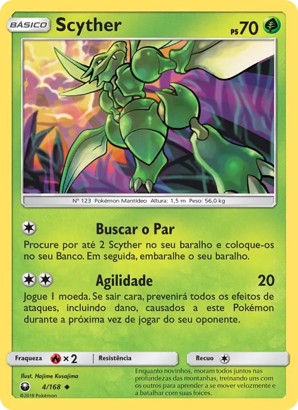 Scyther 4/168 Tempestade Celestial