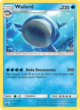 Wailord 40 Tempestade Celestial