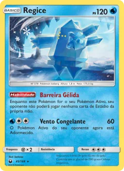 Regice 45 Tempestade Celestial