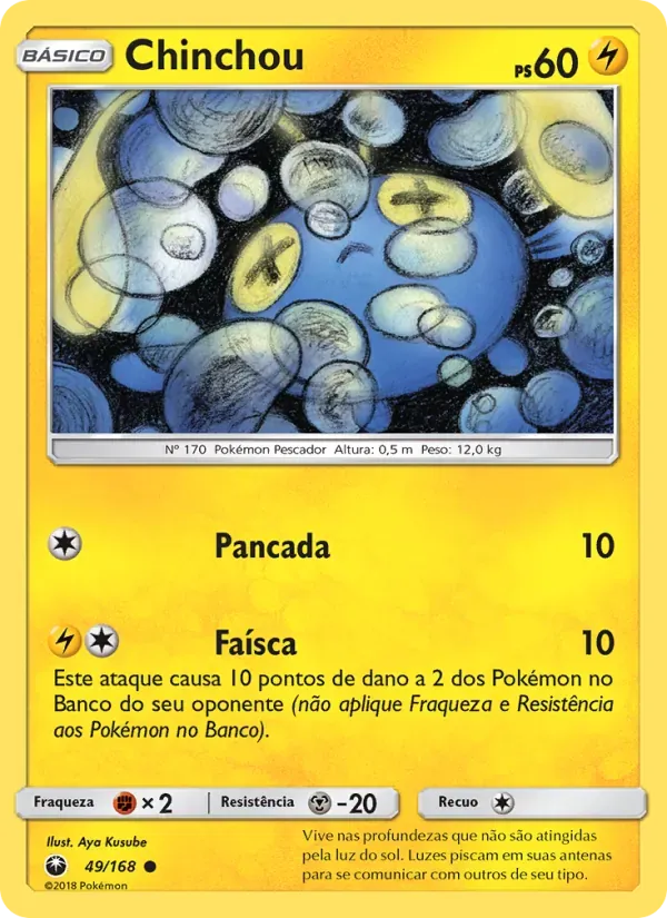 Chinchou 49/168 Tempestade Celestial