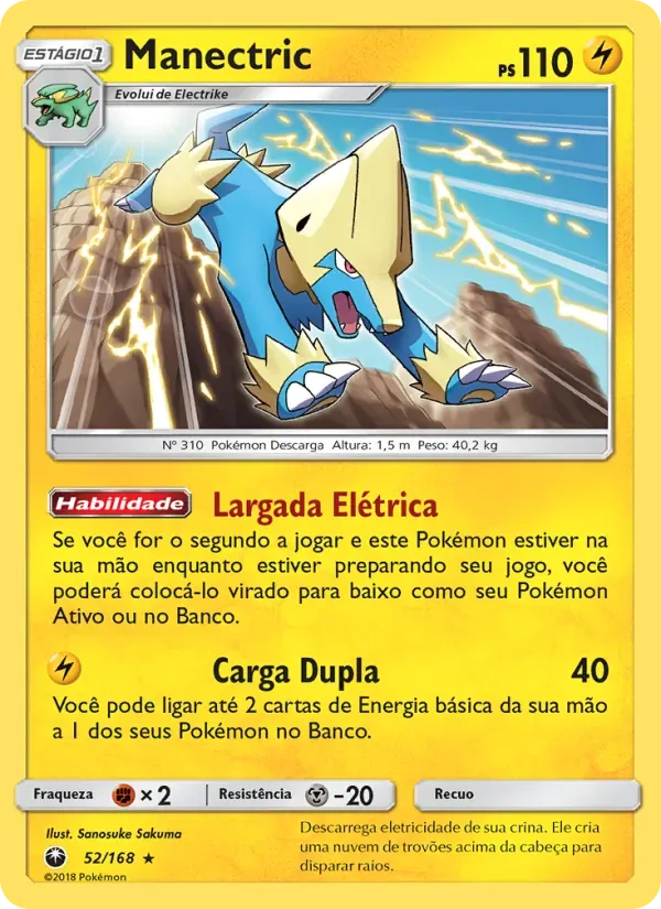Manectric 52/168 Tempestade Celestial