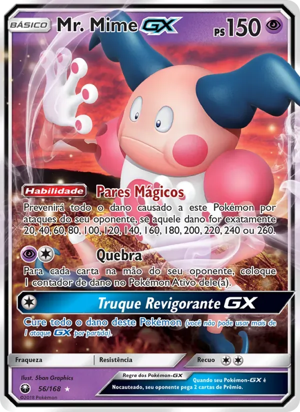 Mr. Mime GX 56/168 Tempestade Celestial