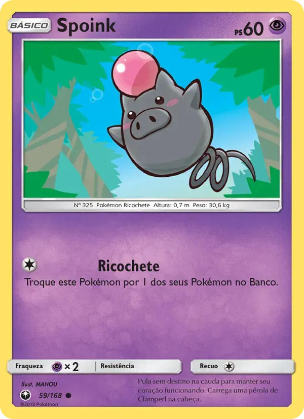 Spoink 59/168 Tempestade Celestial