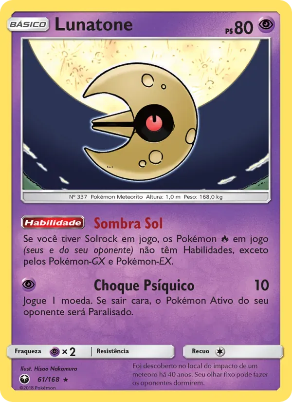 Lunatone 61/168 Tempestade Celestial