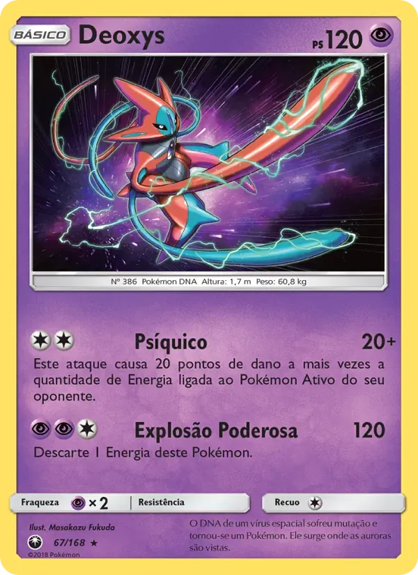 Deoxys 67/168 Tempestade Celestial