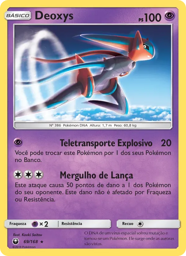 Deoxys 69/168 Tempestade Celestial