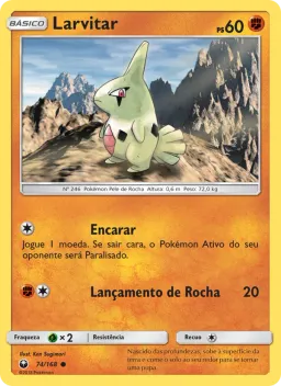 Larvitar 74 Tempestade Celestial