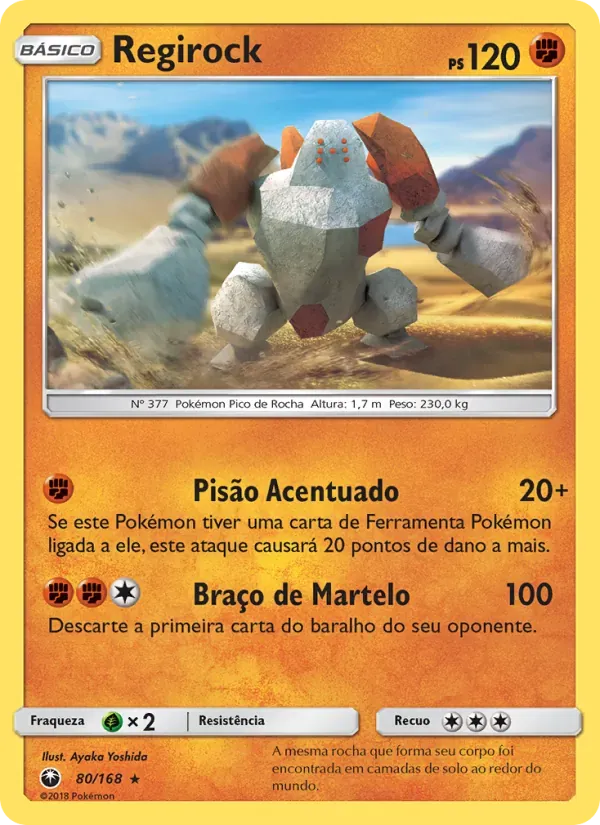 Regirock 80/168 Tempestade Celestial