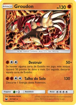 Groudon 81 Tempestade Celestial