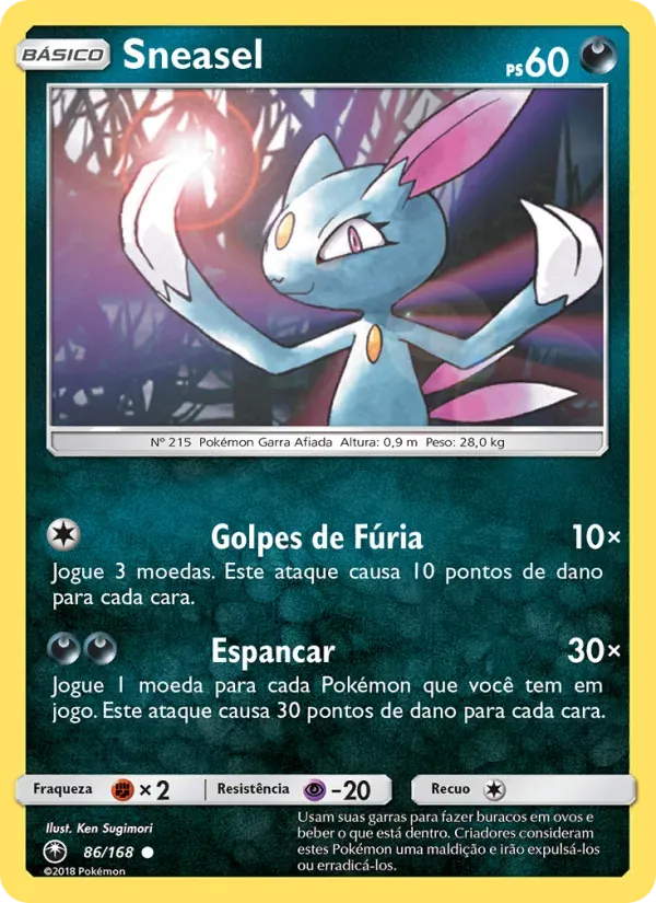 Sneasel 86/168 Tempestade Celestial