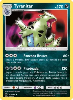 Tyranitar 87 Tempestade Celestial