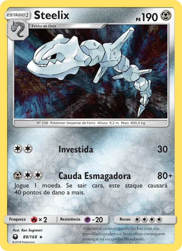 Steelix 89/168 Tempestade Celestial