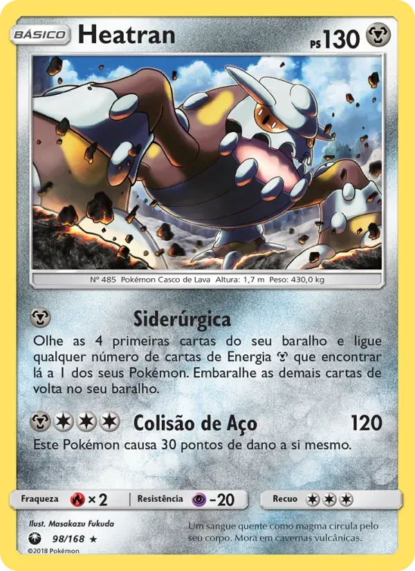 Heatran 98/168 Tempestade Celestial