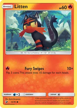 Litten 12 Dragões Soberanos