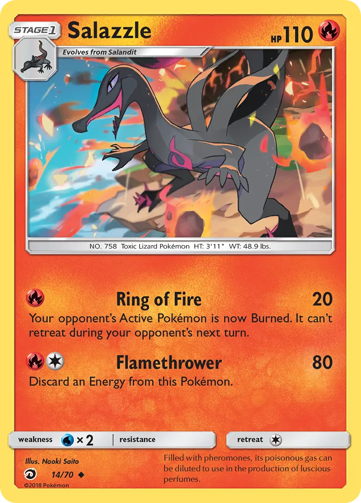 Salazzle 14/70 Dragões Soberanos