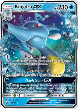 Kingdra GX 18 Dragões Soberanos