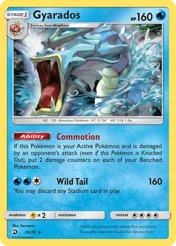 Gyarados 20 Dragões Soberanos