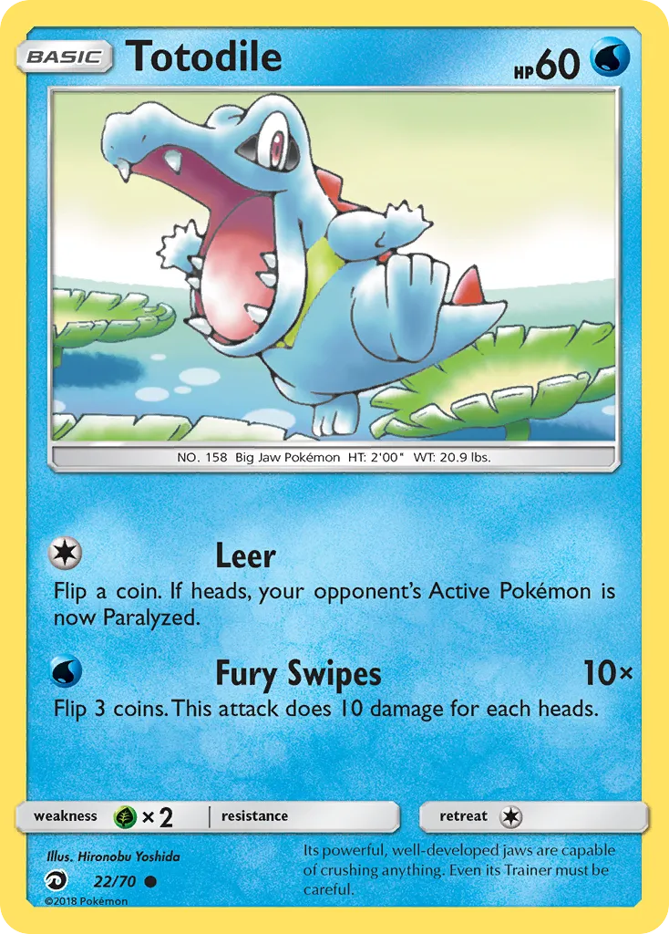 Totodile 22/70 Dragões Soberanos