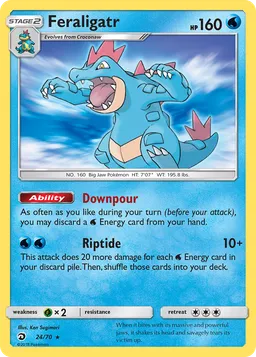 Feraligatr 24 Dragões Soberanos