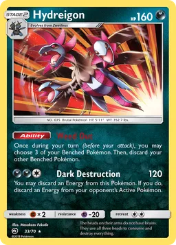 Hydreigon 33 Dragões Soberanos