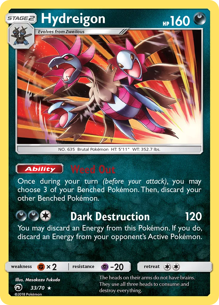 Hydreigon 33/70 Dragões Soberanos