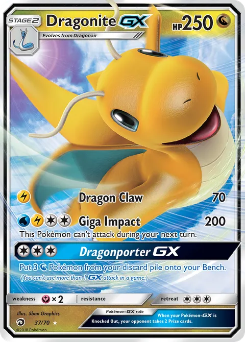Dragonite GX 37/70