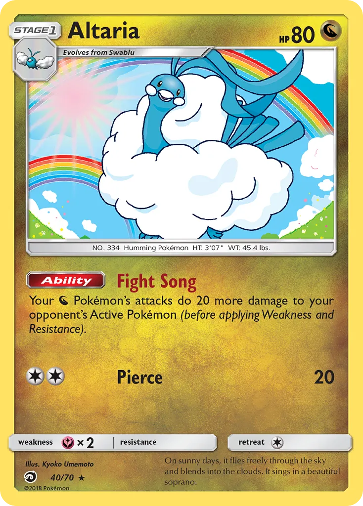Altaria 40/70 Dragões Soberanos
